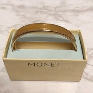 Monet brown gold 12mm bracelet